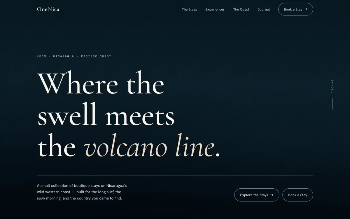OneNica website